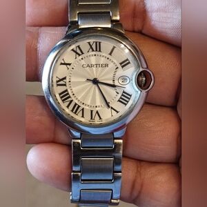 Men's Quartz Balloon Blue Homage Watch stainless steel 38mm